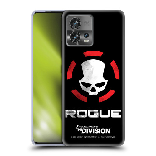 Tom Clancy's The Division Dark Zone Rouge Logo Soft Gel Case for Motorola Moto Edge 30 Fusion