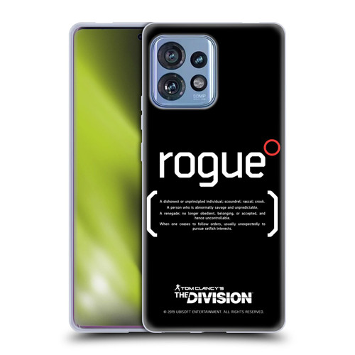 Tom Clancy's The Division Dark Zone Rouge 1 Soft Gel Case for Motorola Moto Edge 40 Pro