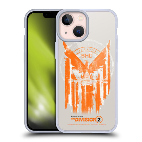 Tom Clancy's The Division 2 Key Art Phoenix Capitol Building Soft Gel Case for Apple iPhone 13 Mini