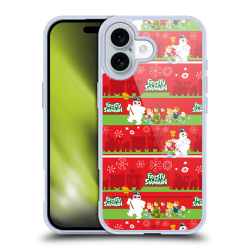 Frosty the Snowman Movie Patterns Pattern 1 Soft Gel Case for Apple iPhone 16