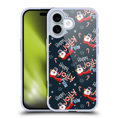 Frosty the Snowman Movie Patterns Pattern 7 Soft Gel Case for Apple iPhone 16