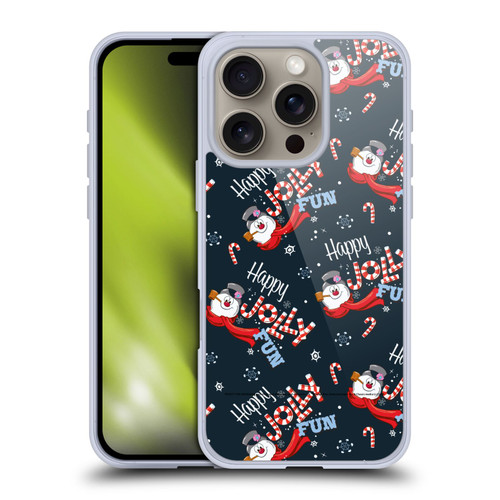 Frosty the Snowman Movie Patterns Pattern 7 Soft Gel Case for Apple iPhone 16 Pro