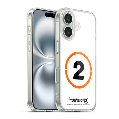 Tom Clancy's The Division 2 Logo Art Ring 2 Soft Gel Case for Apple iPhone 16 & MagSafe