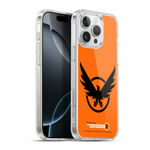 Tom Clancy's The Division 2 Logo Art Phoenix 2 Soft Gel Case for Apple iPhone 16 Pro Max & MagSafe
