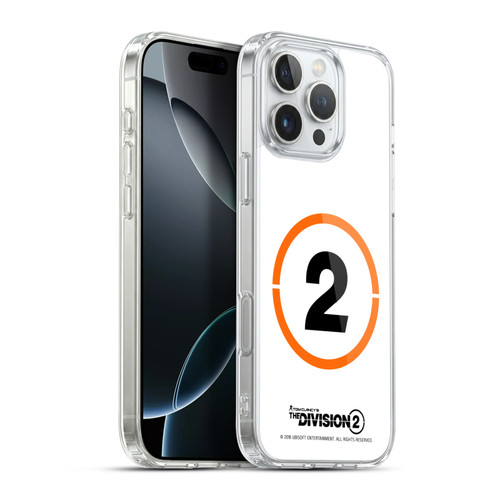 Tom Clancy's The Division 2 Logo Art Ring 2 Soft Gel Case for Apple iPhone 16 Pro Max & MagSafe
