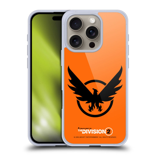 Tom Clancy's The Division 2 Logo Art Phoenix 2 Soft Gel Case for Apple iPhone 16 Pro