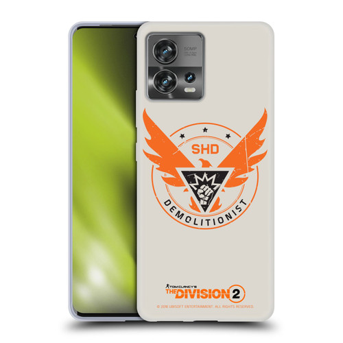 Tom Clancy's The Division 2 Logo Art Demolitionist Soft Gel Case for Motorola Moto Edge 30 Fusion