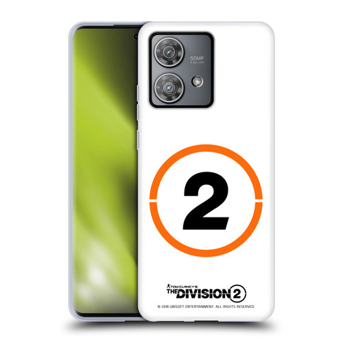 Tom Clancy's The Division 2 Logo Art Ring 2 Soft Gel Case for Motorola Edge 40 Neo 5G