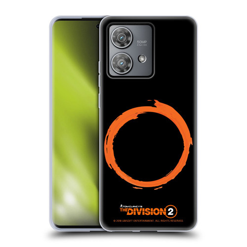 Tom Clancy's The Division 2 Logo Art Ring Soft Gel Case for Motorola Edge 40 Neo 5G