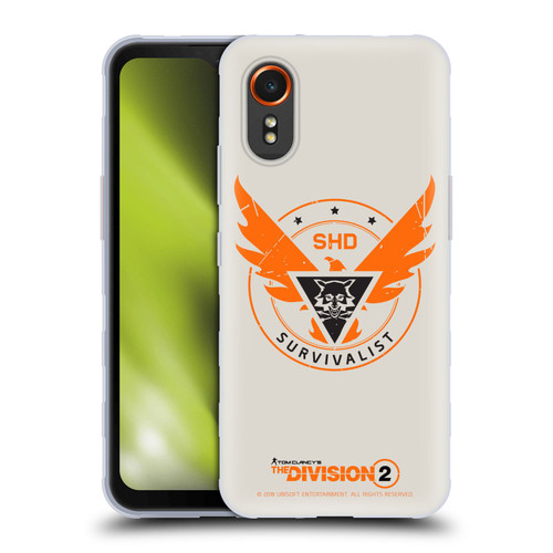 Tom Clancy's The Division 2 Logo Art Survivalist Soft Gel Case for Samsung Galaxy Xcover7 5G