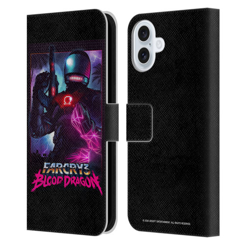 Far Cry 3 Blood Dragon Key Art Omega Leather Book Wallet Case Cover For Apple iPhone 16 Plus