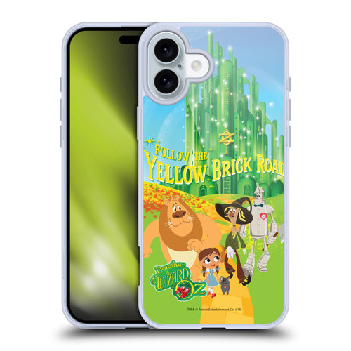 Dorothy and the Wizard of Oz Graphics Yellow Brick Road Soft Gel Case for Apple iPhone 16 Plus