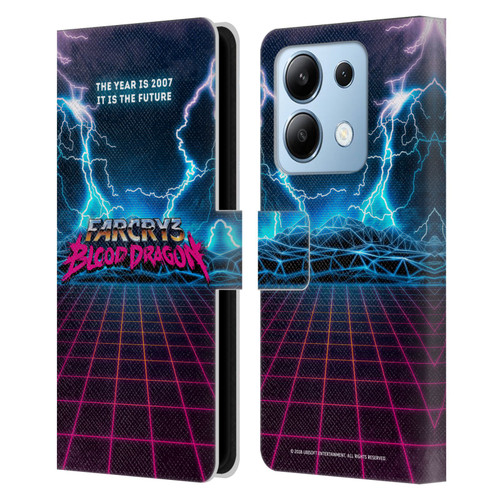 Far Cry 3 Blood Dragon Key Art Logo Leather Book Wallet Case Cover For Xiaomi Redmi Note 13/13 Pro 5G