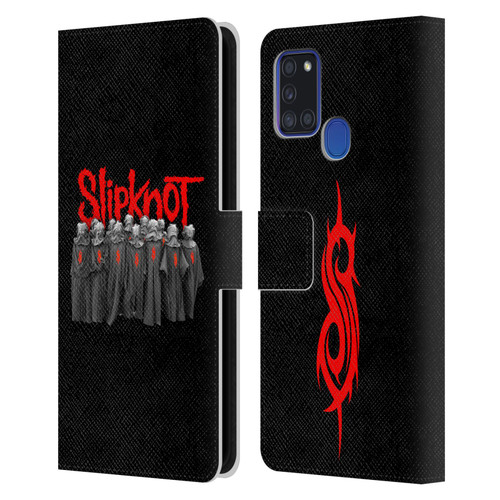 Slipknot We Are Not Your Kind Choir Leather Book Wallet Case Cover For Samsung Galaxy A21s (2020)