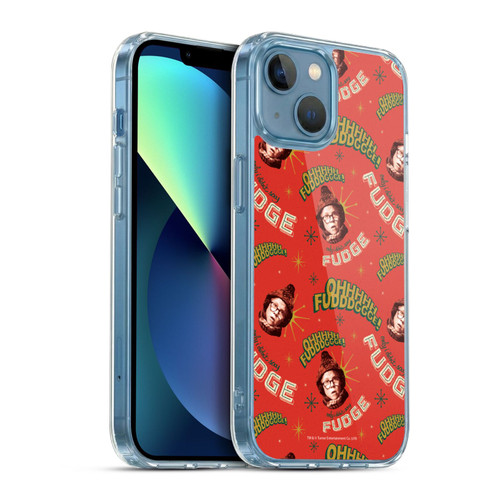 A Christmas Story Composed Art Alfie Pattern Soft Gel Case for Apple iPhone 13 Mini & MagSafe