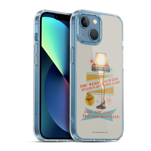 A Christmas Story Composed Art Leg Lamp Soft Gel Case for Apple iPhone 13 Mini & MagSafe