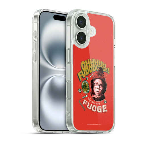 A Christmas Story Composed Art Oh Fudge Soft Gel Case for Apple iPhone 16 & MagSafe
