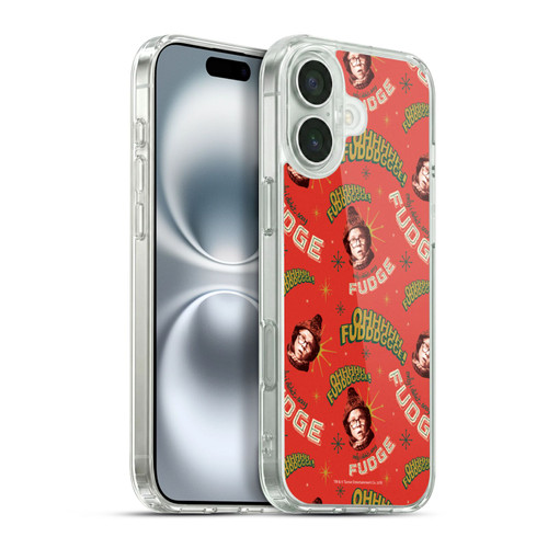 A Christmas Story Composed Art Alfie Pattern Soft Gel Case for Apple iPhone 16 Plus & MagSafe