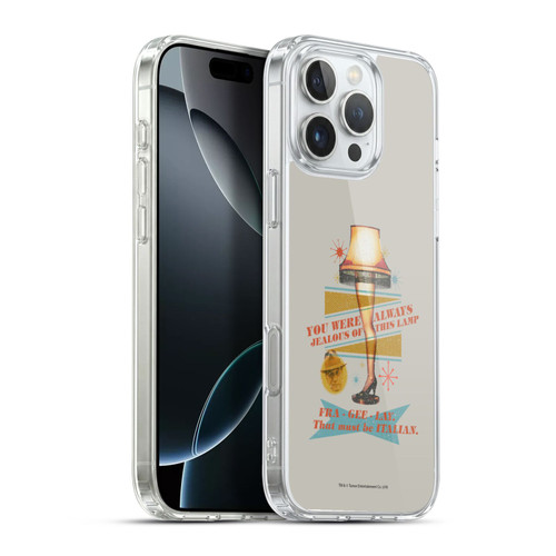 A Christmas Story Composed Art Leg Lamp Soft Gel Case for Apple iPhone 16 Pro Max & MagSafe