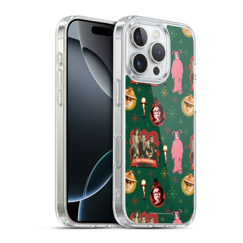 A Christmas Story Composed Art Alfie Family Pattern Soft Gel Case for Apple iPhone 16 Pro & MagSafe