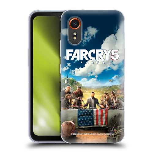 Far Cry 5 Key Art And Logo Main Soft Gel Case for Samsung Galaxy Xcover7 5G