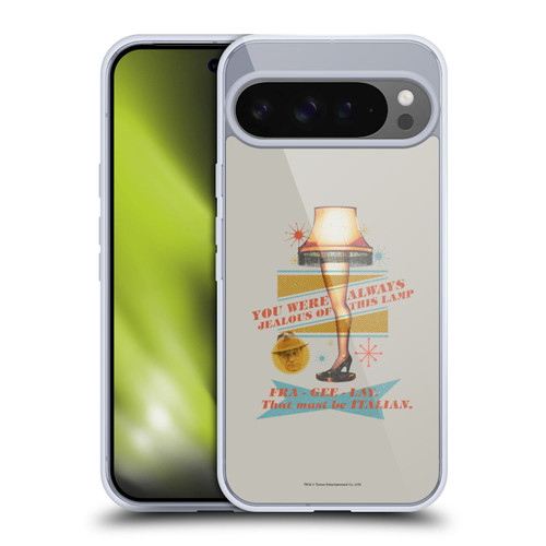 A Christmas Story Composed Art Leg Lamp Soft Gel Case for Google Pixel 9 Pro XL