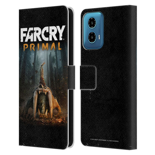 Far Cry Primal Key Art Skull II Leather Book Wallet Case Cover For Motorola Moto G34 5G