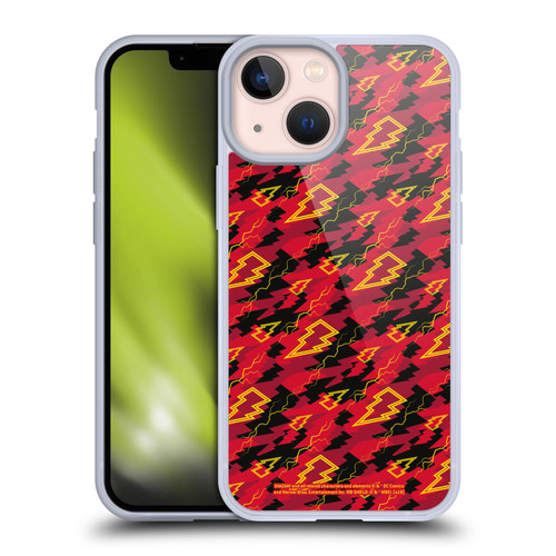 Shazam! 2019 Movie Logos Pattern Soft Gel Case for Apple iPhone 13 Mini