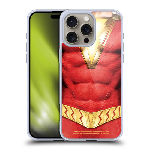 Shazam! 2019 Movie Logos Costume Soft Gel Case for Apple iPhone 16 Pro Max
