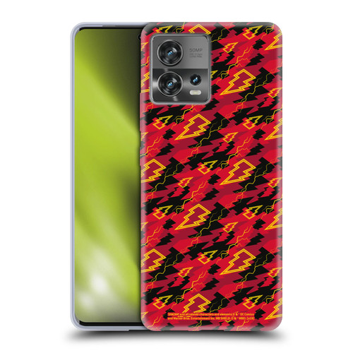 Shazam! 2019 Movie Logos Pattern Soft Gel Case for Motorola Moto Edge 30 Fusion