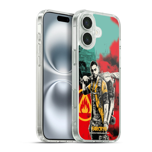 Far Cry 6 Graphics Male Dani Rojas Soft Gel Case for Apple iPhone 16 Plus & MagSafe