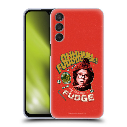 A Christmas Story Composed Art Oh Fudge Soft Gel Case for Samsung Galaxy M15/F15 5G