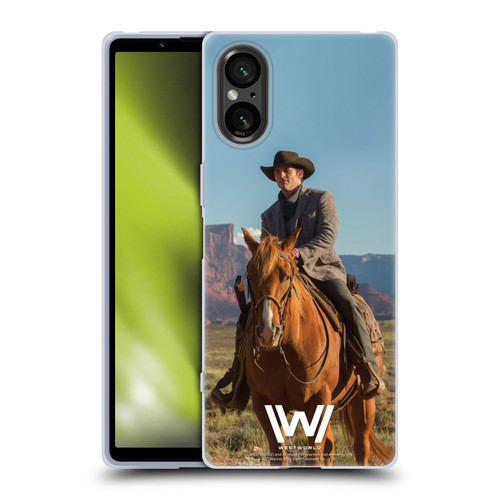 Westworld Characters Teddy Flood Soft Gel Case for Sony Xperia 5 V 5G