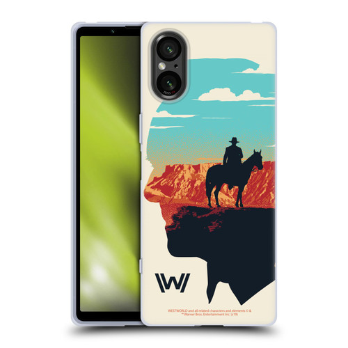 Westworld Graphics Ford And William Soft Gel Case for Sony Xperia 5 V 5G