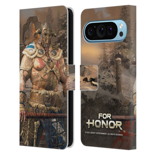 For Honor Characters Raider Leather Book Wallet Case Cover For Google Pixel 9 / Pixel 9 Pro
