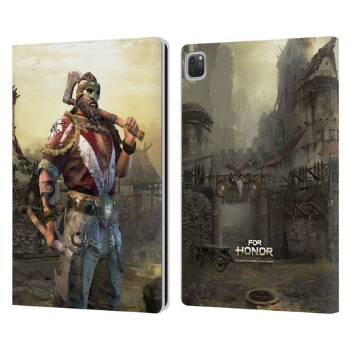 For Honor Characters Berserker Leather Book Wallet Case Cover For Apple iPad Pro 13 M4 2024