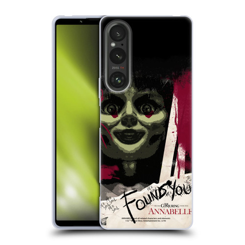 Annabelle Graphics Found You Soft Gel Case for Sony Xperia 1 V 5G