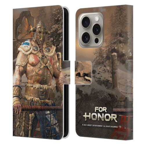 For Honor Characters Raider Leather Book Wallet Case Cover For Apple iPhone 16 Pro