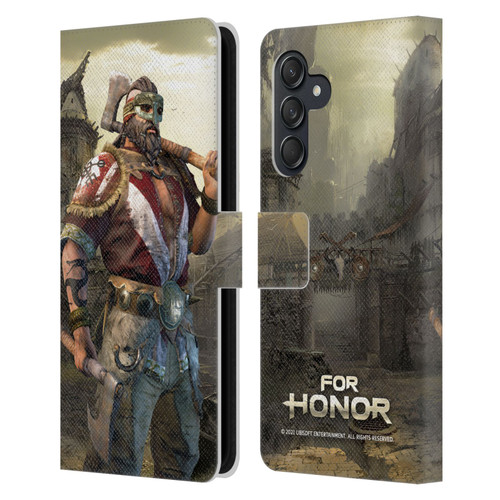 For Honor Characters Berserker Leather Book Wallet Case Cover For Samsung Galaxy M55 5G