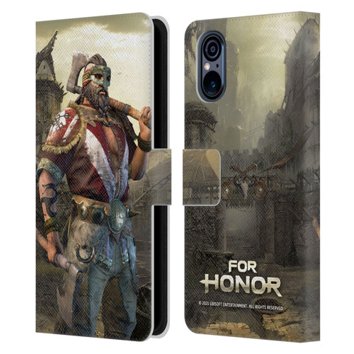 For Honor Characters Berserker Leather Book Wallet Case Cover For Sony Xperia 5 V 5G