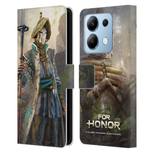 For Honor Characters Nobushi Leather Book Wallet Case Cover For Xiaomi Redmi Note 13/13 Pro 5G