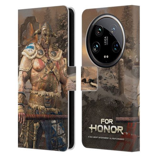For Honor Characters Raider Leather Book Wallet Case Cover For Xiaomi 14 Ultra