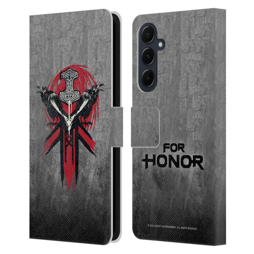 For Honor Icons Viking Leather Book Wallet Case Cover For Samsung Galaxy A55 5G