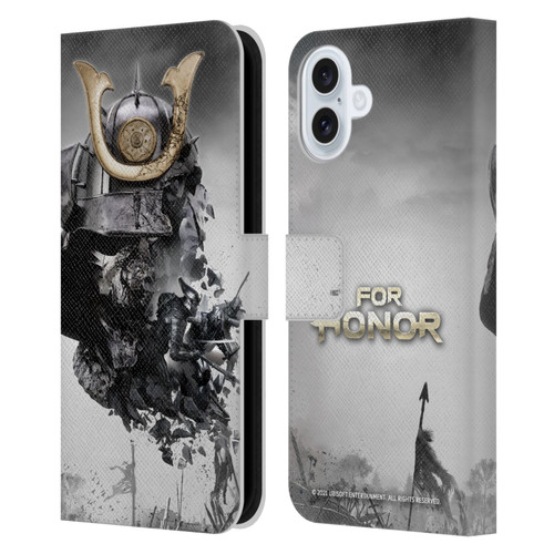 For Honor Key Art Samurai Leather Book Wallet Case Cover For Apple iPhone 16 Plus