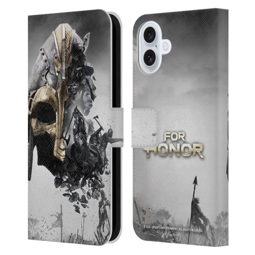 For Honor Key Art Viking Leather Book Wallet Case Cover For Apple iPhone 16 Plus