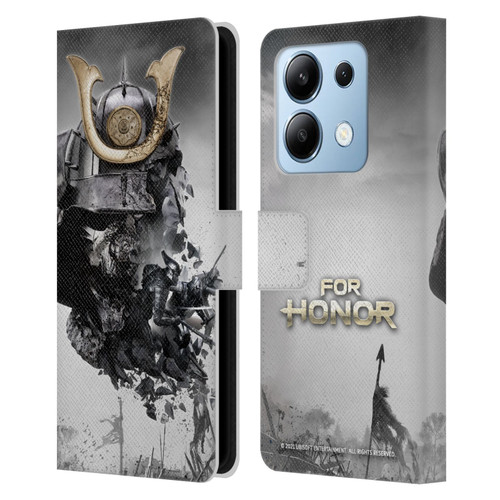For Honor Key Art Samurai Leather Book Wallet Case Cover For Xiaomi Redmi Note 13/13 Pro 5G