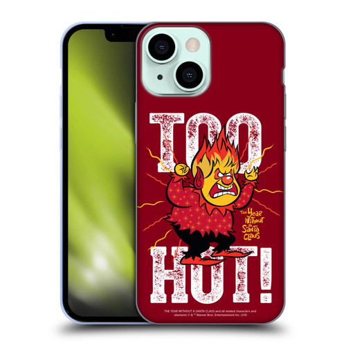 The Year Without A Santa Claus Character Art Too Hot Soft Gel Case for Apple iPhone 13 Mini