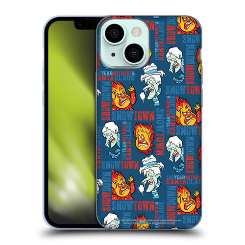 The Year Without A Santa Claus Character Art Snowtown Soft Gel Case for Apple iPhone 13 Mini
