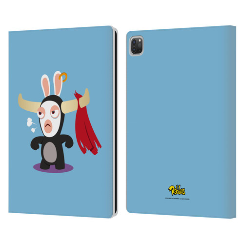 Rabbids Costumes Bull Leather Book Wallet Case Cover For Apple iPad Pro 13 M4 2024