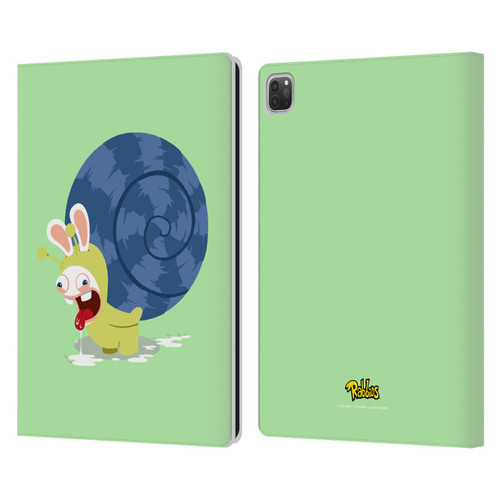 Rabbids Costumes Snail Leather Book Wallet Case Cover For Apple iPad Pro 13 M4 2024